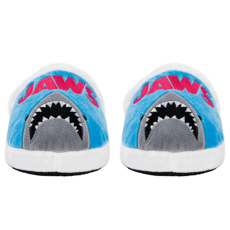 Jaws Fuzzy Slip-On Slippers-Medium